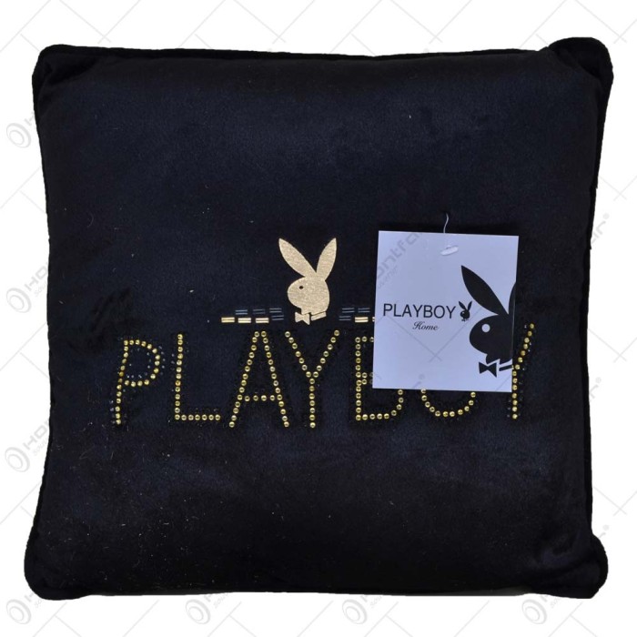 Perna decorativa &ndash; Design Playboy cu pietre decorative &ndash; Design Playboy cu pietre decorative &ndash; Negru (Model 1)