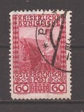 Austria 1910 - 80 de ani de la nașterea &icirc;mpăratului Franz Josef, Stampilat