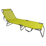 Cumpara ieftin Sezlong de gradina verde gri Keleo 58x182x30/79 cm