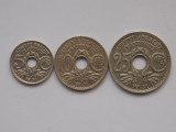 LOT 3 MONEDE 5,10,25 centimes 1931 FRANTA, Europa