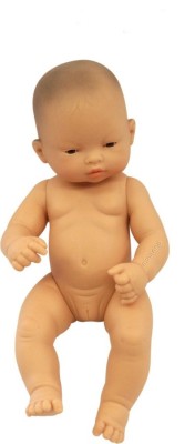 Papusa bebelus asiatic fata 32 cm - miniland foto