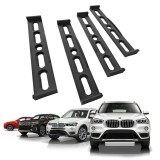 Set 4 Suport Numar Auto Slim Fara Rama autocorect&reg; Negru, Rezistent UV, Fabricat Romania