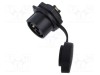 Conector circular soclu tată 3 pini 20A 500V IP67 drept LUTRONIC