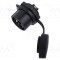 Conector circular soclu tată 3 pini 20A 500V IP67 drept LUTRONIC