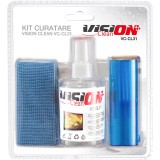Kit curatare Vision Clean VC-CL31, 100 ml , laveta microfibra 200x200mm, periuta de curatare tastatura