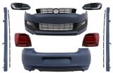Pachet Exterior cu Faruri si Stopuri VW Polo 6R 6C (2009-2017) R-Line Design Semnal Dinamic Performance AutoTuning