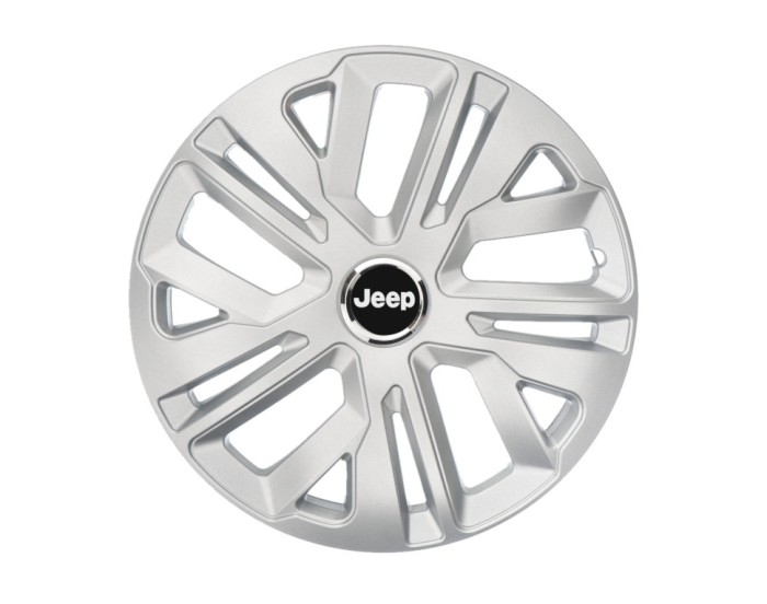 Set 4 capace roti 15`` Raven Gri, Compatibile cu Jeep