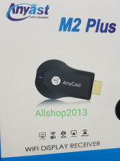 Adaptor HDMI Anycast Dongle display M2 Plus , Cortex 1.2 Ghz DDR3, Airmirror foto