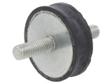 Atenuator de Vibrații M10 50mm Guma 15mm 2430N