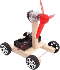 Kit masina electrica DIY, asamblare usoara, motor electric, pentru copii 8+
