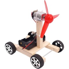 Kit masina electrica DIY, asamblare usoara, motor electric, pentru copii 8+