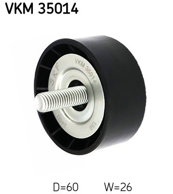 SKF VKM 35014 Rola ghidare/conducere, curea transmisie foto