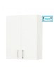 Dulap Baie Suspendat Roma 60 cm Alb, Front MDF, 2 Usi, Polita, Corp Mobilier Baie