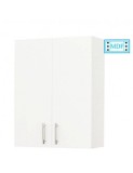 Dulap Baie Suspendat Roma 60cm Alb MDF, 2 Usi, Polita, Mobilier Baie