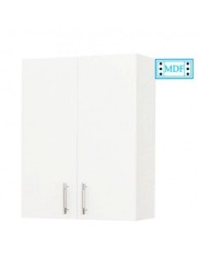 Dulap baie suspendat Roma, front MDF, 2 usi, polita, 60 x 68 cm, alb