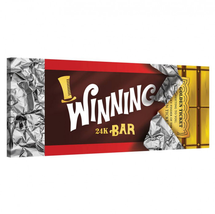 Tablou Canvas, Tablofy, Winning Bar &middot; 24K BAR, Printat Digital, 100 &times; 40 cm