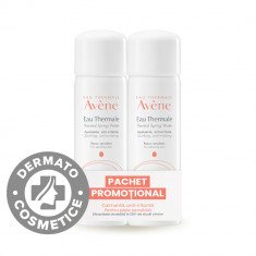 Pachet Apa termala spray, 50ml + 50ml, Avene