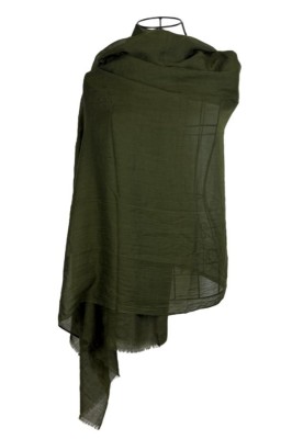 Esarfa dama uni 25V, olive 180 x 95 cm foto
