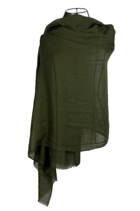 Esarfa dama uni 25V, olive 180 x 95 cm