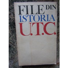 File din istoria UTC / Uniunea tineretului comunist, 415 pag