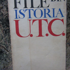 File din istoria UTC / Uniunea tineretului comunist, 415 pag