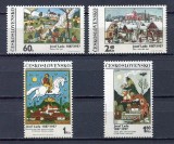 Cehoslovacia 1970 - Picturi Jozef Lada, arta, serie neuzata