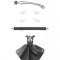 Kit accesorii pentru ochelari de soare mokki click&amp;change, negru