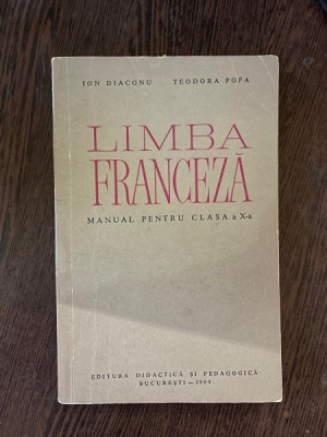 Limba Franceza manual pentru clasa a X-a (1964) foto
