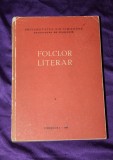 Cumpara ieftin Folclor literar 1 - Universitatea din Timisoara Eugen Todoran Gabriel Manolescu