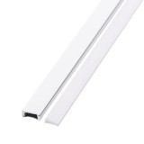 Profil aluminiu pentru banda led 2m 17.4mm x 7.mm alb