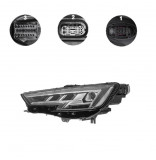 Far Audi A4/S4, 11.20, partea Dreapta, cu sistem iluminat in curba; cu functie mascare faruri faza lunga; LED; electric; fara unitate control LED;