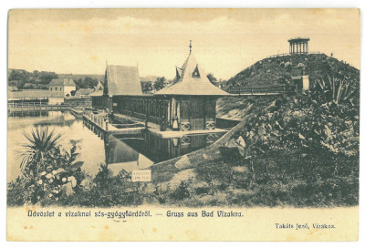 3054 - OCNA SIBIULUI, Romania - old postcard - used - 1907 foto