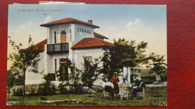 1929 Techirghiol Movila si Cazinoul C.P. circ. foto