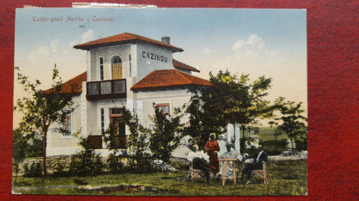 1929 Techirghiol Movila si Cazinoul C.P. circ.