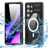 Cumpara ieftin Husa pentru Samsung Galaxy S24 Ultra, ShellBox Waterproof IP68 Case, Black