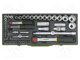Set chei tubulare 6-puncte 56 buc PROXXON