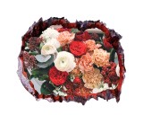 Cumpara ieftin Autocolant decorativ, Gaura in perete, Arbori si flori, Multicolor, 83 cm, 531ST-1