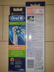 Set 4 buc rezerve periuta electrica Oral B Cross Action GERMANIA foto