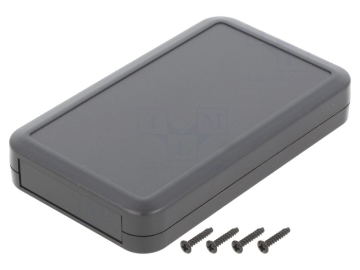 Carcasă universală ABS gri &icirc;nchis