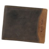 Portofel barbati din piele naturala 12&times;10 CM, Regalo Reale