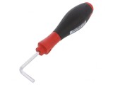 Şurubelniţă imbus &icirc;n unghi HEX 4mm SoftFinish