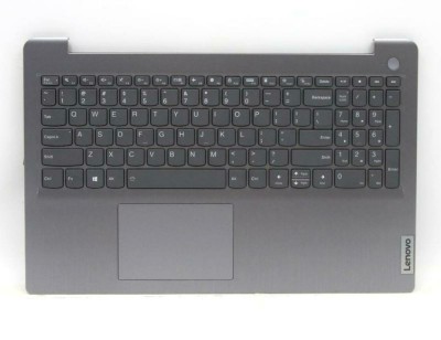 Carcasa cu tastatura palmrest Laptop, Lenovo, IdeaPad 3-15ADA6 Type 82KR, 5CB1B69154, AP21P000630, iluminata, artic grey foto
