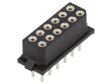 Conector mamă 12 pini Datamate L-Tek, curent 3A, pentru PCB