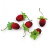 Set 5 capsuni decorative artificiale 2 x 2,5 cm, Crisalida