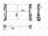 NRF 58492 Radiator, racire motor