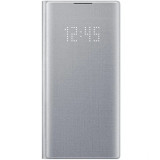 Husa Book Led Samsung pentru Samsung Galaxy Note 10 Argintiu