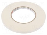 Bandă electroizolantă 3M albă 9mm x 55m, 0,177mm, 3kV