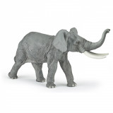 Figurina Elefant Papo, plastic multicolor, 3+ ani, animale salbatice, jucarie educativa, 19.1 x 10.1 x 11 cm