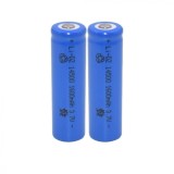 Set 2 Acumulatori 14500 li-ion 3.7v, 1600mAh, reincarcabili, li-dz, albastru