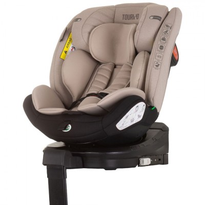 Scaun auto Chipolino Tourino I-Size 40-150 cm macadamia cu sistem Isofix foto